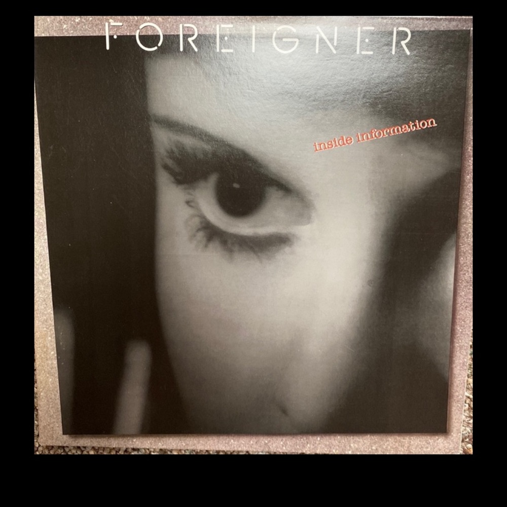 Foreigner - Inside Information -1987 Atlantic Records Original Press Vinyl LP